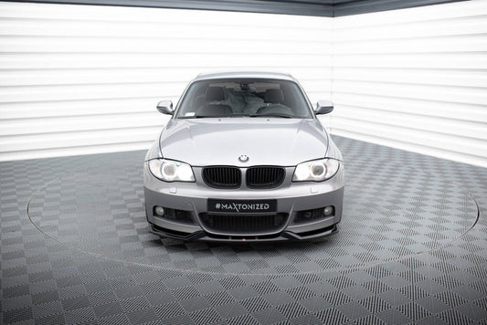 Frontlippe V.1 passend für BMW 1er M-Paket E82 schwarz Hochglanz