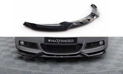 Frontlippe V.1 passend für BMW 1er M-Paket E82 schwarz Hochglanz