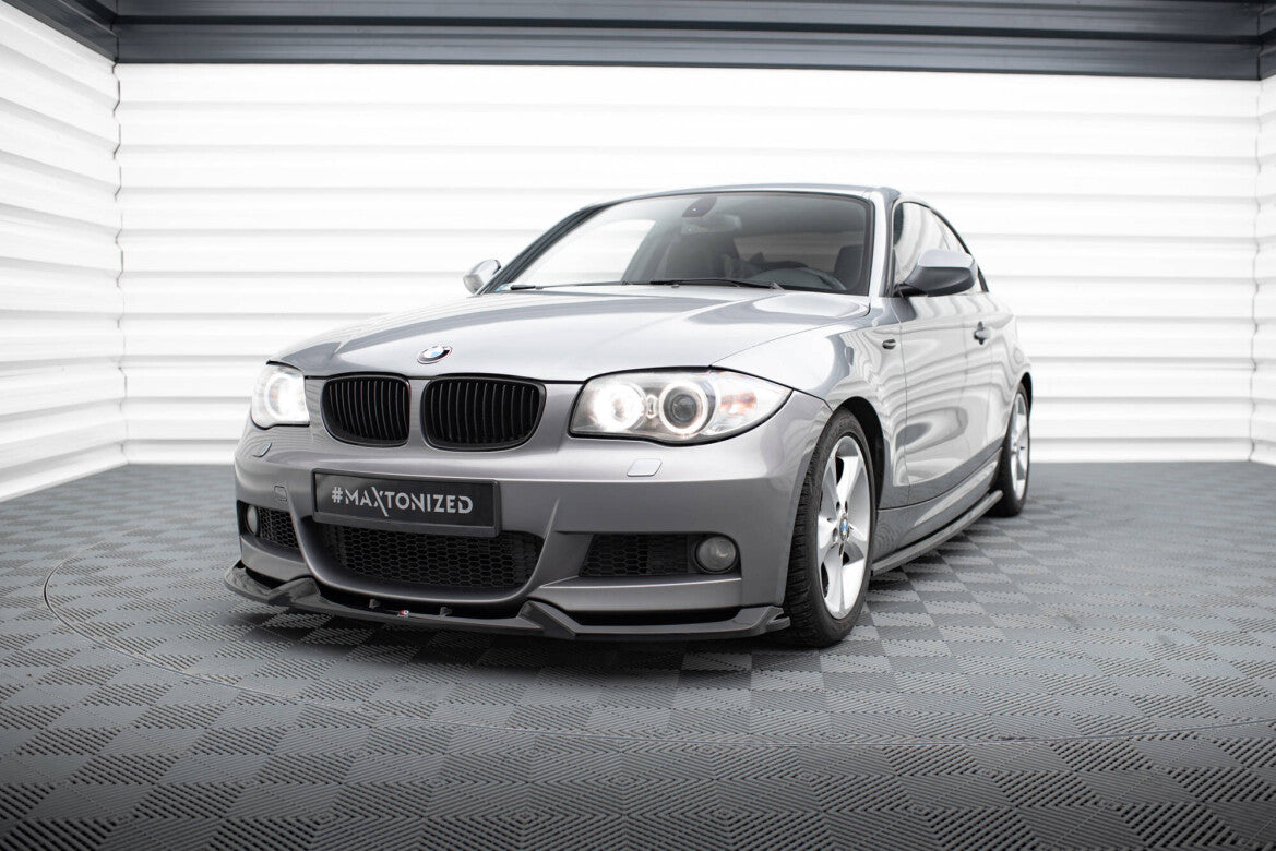 Frontlippe V.1 passend für BMW 1er M-Paket E82 schwarz Hochglanz