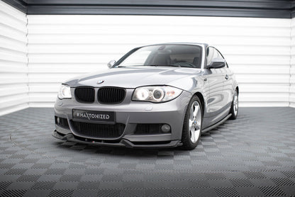 Frontlippe V.1 passend für BMW 1er M-Paket E82 schwarz Hochglanz