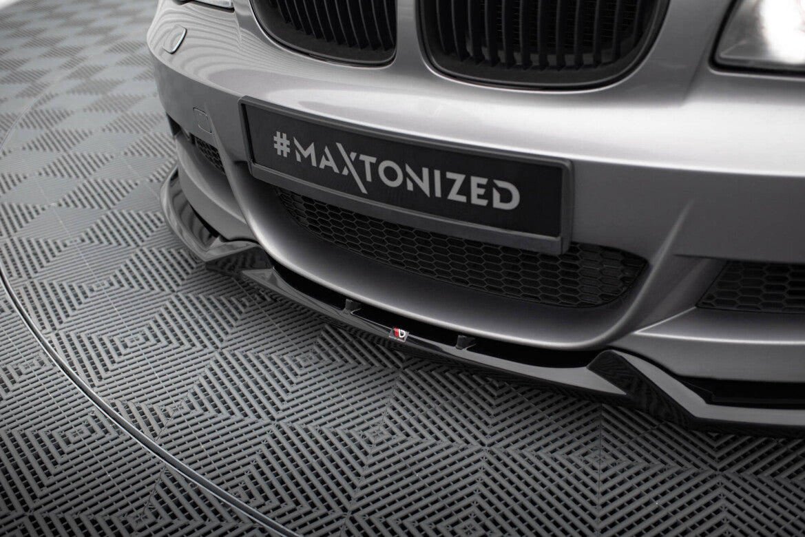 Frontlippe V.1 passend für BMW 1er M-Paket E82 schwarz Hochglanz