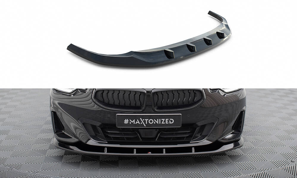 Frontlippe V.1 passend für BMW 2 Coupe G42 schwarz Hochglanz