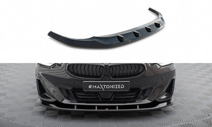 Frontlippe V.1 passend für BMW 2 Coupe G42 schwarz Hochglanz