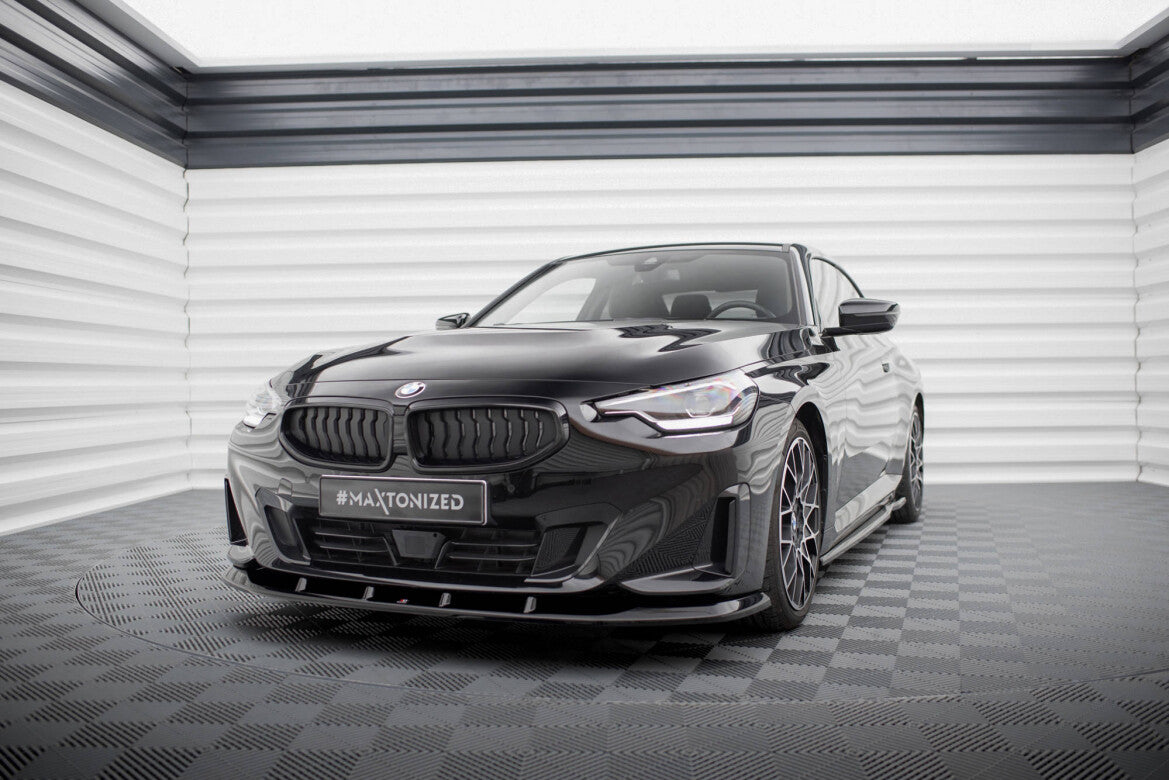 Frontlippe V.1 passend für BMW 2 Coupe G42 schwarz Hochglanz