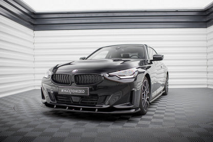 Frontlippe V.1 passend für BMW 2 Coupe G42 schwarz Hochglanz