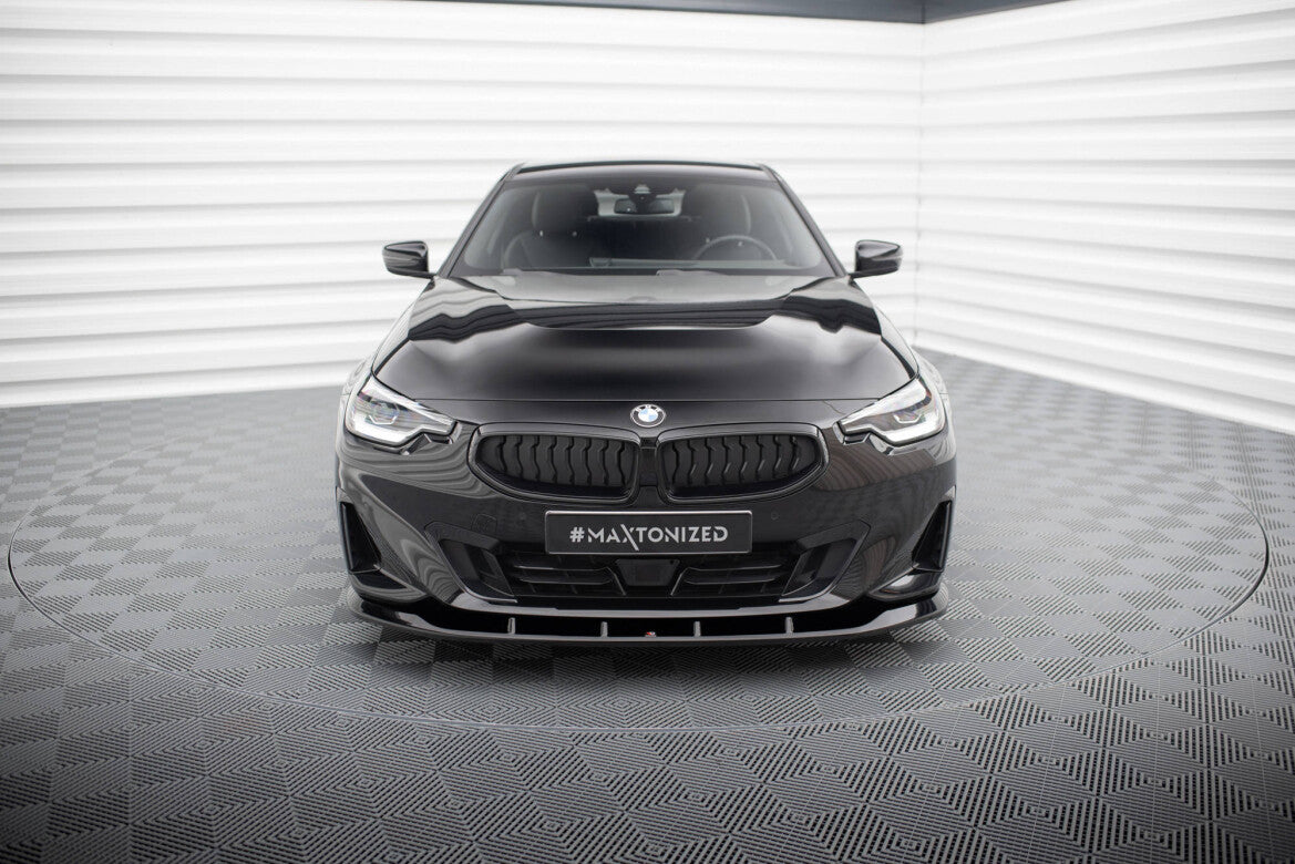 Frontlippe V.1 passend für BMW 2 Coupe G42 schwarz Hochglanz