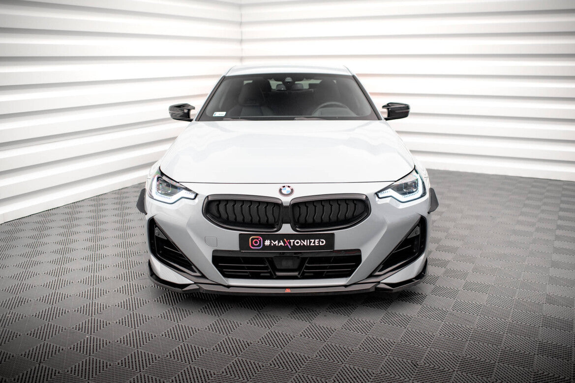 Frontlippe V.1 passend für BMW 2 Coupe M-Paket / M240i G42 schwarz Hochglanz