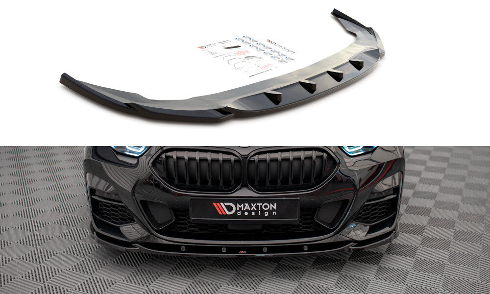 Frontlippe V.1 passend für BMW 2 Gran Coupe M-Paket / M235i F44 schwarz Hochglanz