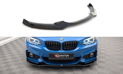 Frontlippe V.1 passend für BMW 2 M-Paket F22 schwarz Hochglanz
