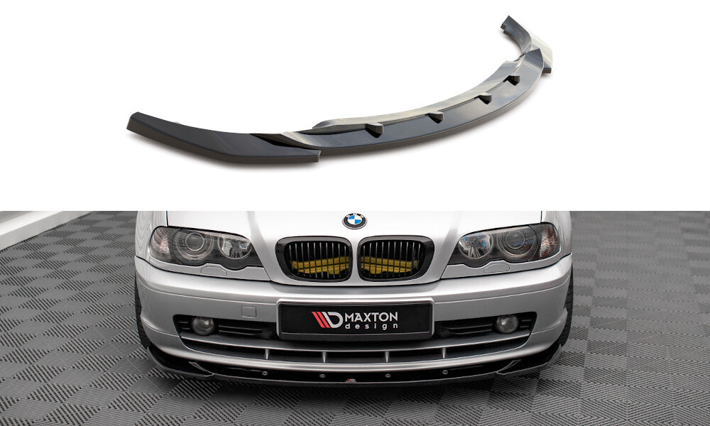 Frontlippe V.1 passend für BMW 3er Coupe E46 schwarz Hochglanz