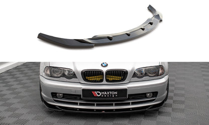 Frontlippe V.1 passend für BMW 3er Coupe E46 schwarz Hochglanz