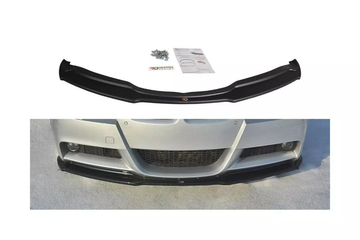 Frontlippe V.1 passend für BMW 3er E90 M Paket schwarz Hochglanz