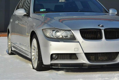 Frontlippe V.1 passend für BMW 3er E90 M Paket schwarz Hochglanz