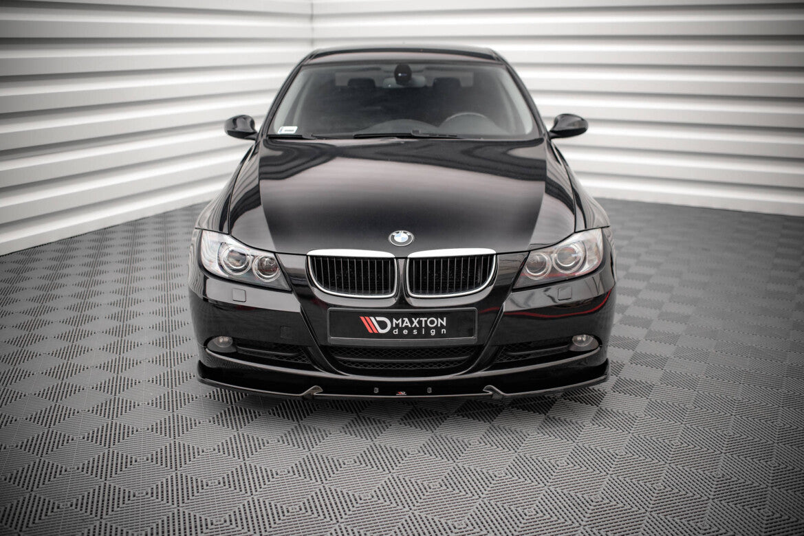 Frontlippe V.1 passend für BMW 3er E90 schwarz Hochglanz