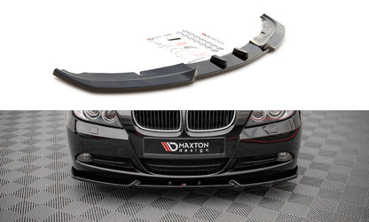 Frontlippe V.1 passend für BMW 3er E90 schwarz Hochglanz