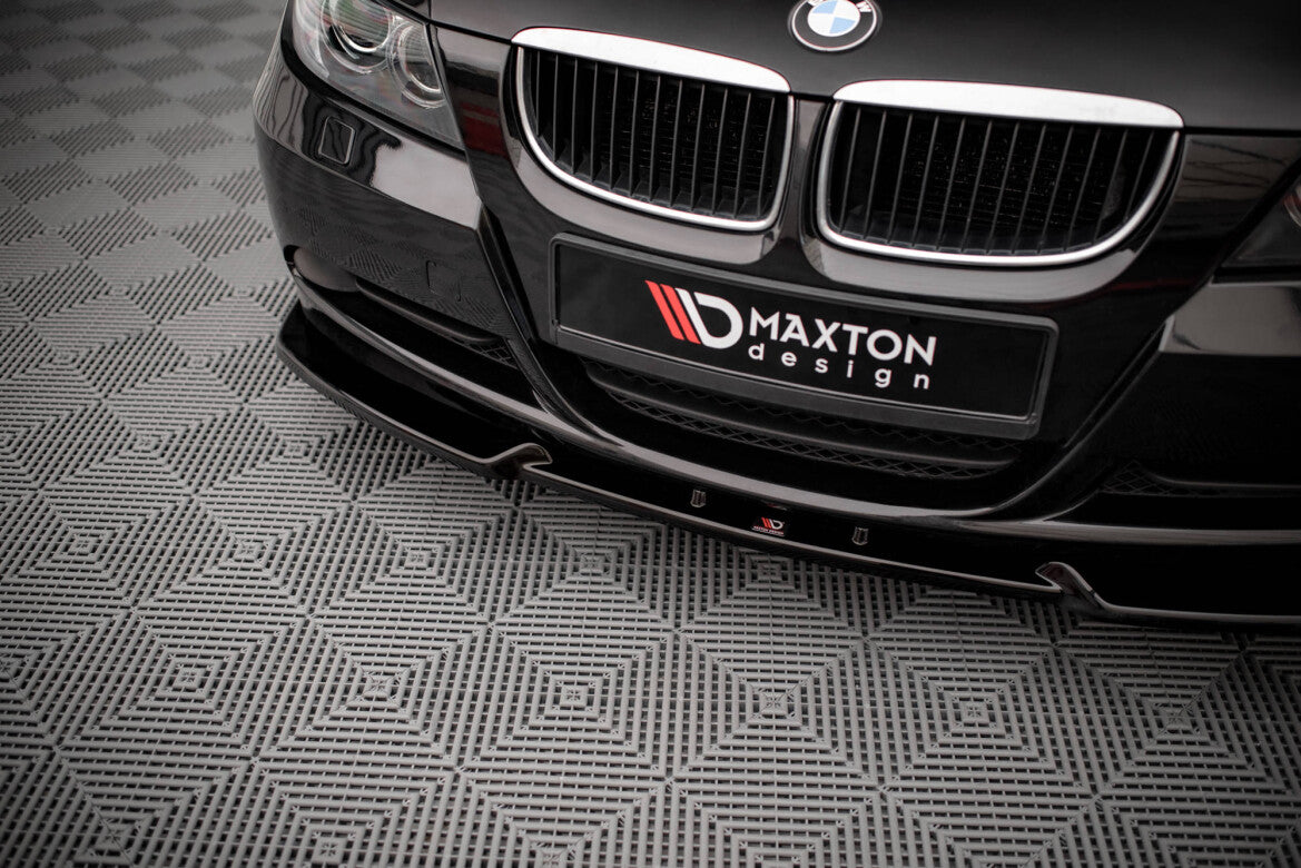 Frontlippe V.1 passend für BMW 3er E90 schwarz Hochglanz