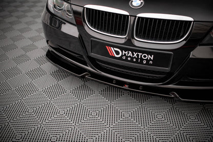 Frontlippe V.1 passend für BMW 3er E90 schwarz Hochglanz
