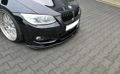 Frontlippe V.1 passend für BMW 3er E92 M Paket FL schwarz Hochglanz