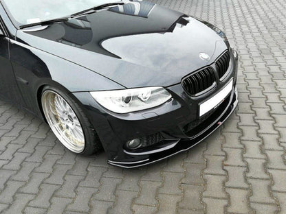 Frontlippe V.1 passend für BMW 3er E92 M Paket FL schwarz Hochglanz