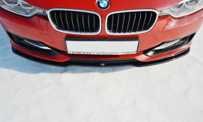 Frontlippe V.1 passend für BMW 3er F30 schwarz Hochglanz