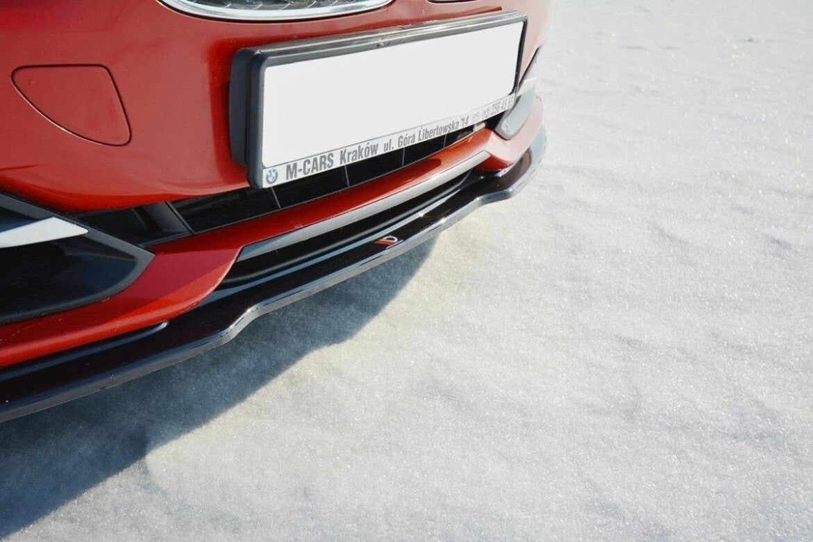Frontlippe V.1 passend für BMW 3er F30 schwarz Hochglanz