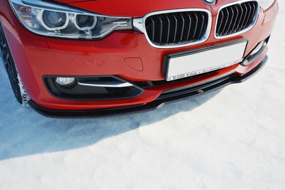 Frontlippe V.1 passend für BMW 3er F30 schwarz Hochglanz