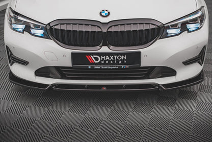 Frontlippe V.1 passend für BMW 3er G20 / G21 schwarz Hochglanz
