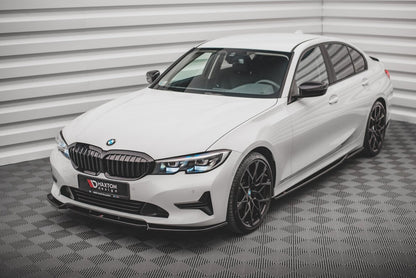 Frontlippe V.1 passend für BMW 3er G20 / G21 schwarz Hochglanz