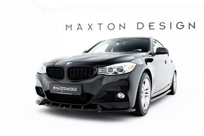 Frontlippe V.1 passend für BMW 3er GT M-Paket F34 schwarz Hochglanz