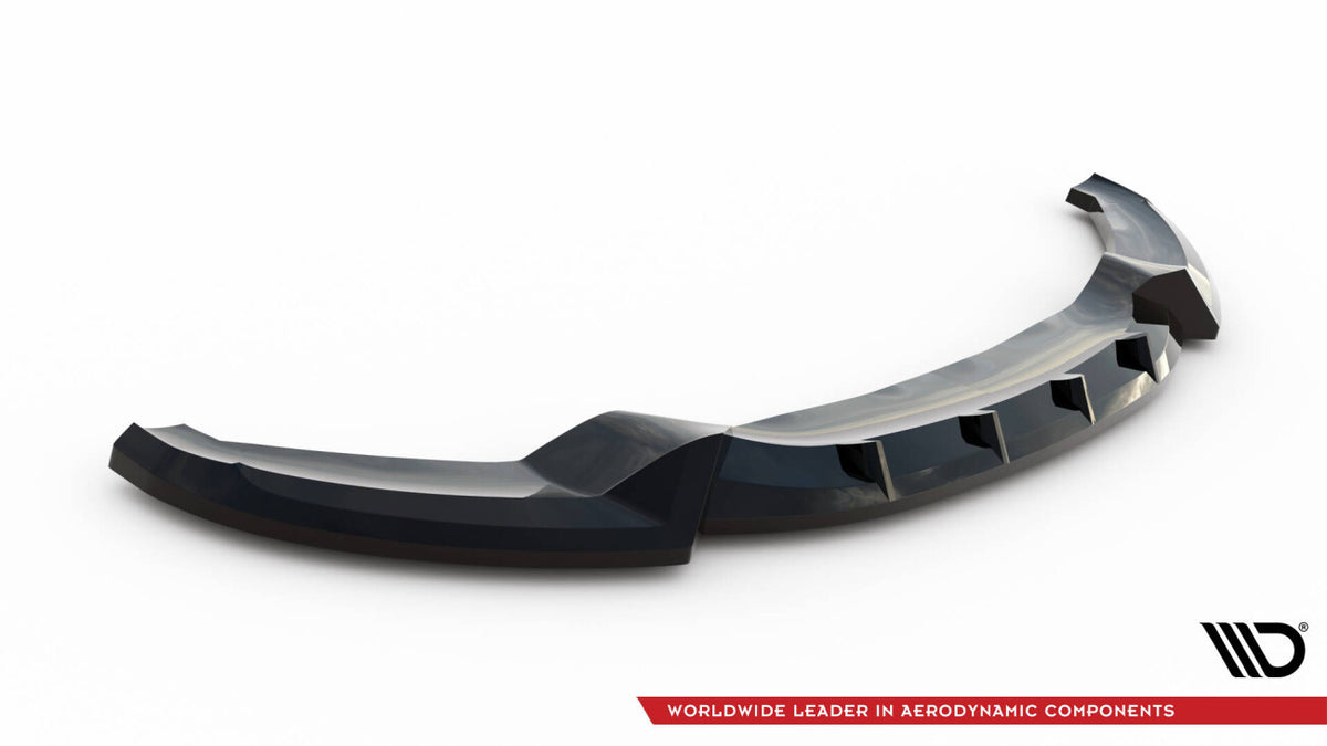 Frontlippe V.1 passend für BMW 3er GT M-Paket F34 schwarz Hochglanz