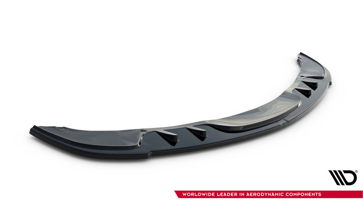 Frontlippe V.1 passend für BMW 3er Limousine / Touring M-Paket E90 / E91 FL schwarz Hochglanz