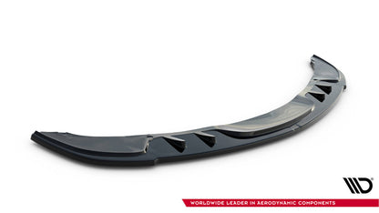 Frontlippe V.1 passend für BMW 3er Limousine / Touring M-Paket E90 / E91 FL schwarz Hochglanz