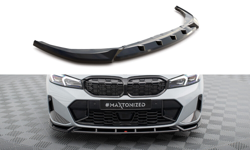 Frontlippe V.1 passend für BMW 3er M340i / M-Paket G20 / G21 FL schwarz Hochglanz