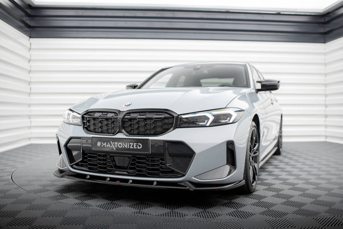 Frontlippe V.1 passend für BMW 3er M340i / M-Paket G20 / G21 FL schwarz Hochglanz