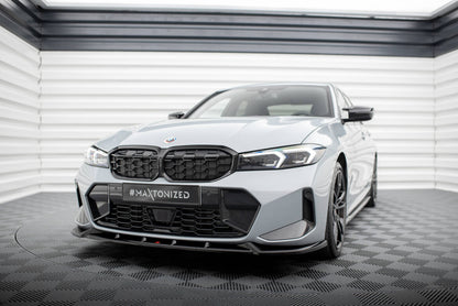 Frontlippe V.1 passend für BMW 3er M340i / M-Paket G20 / G21 FL schwarz Hochglanz