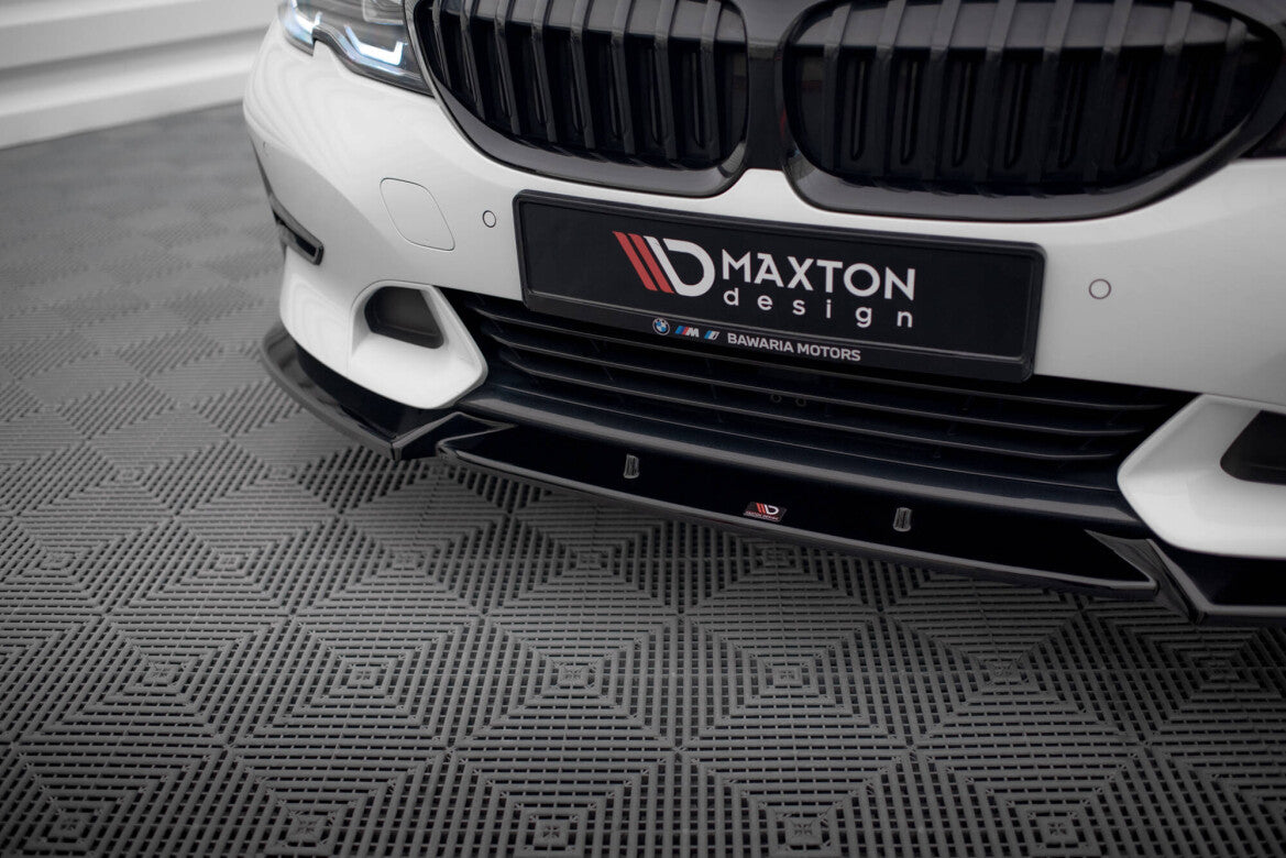 Frontlippe V.1 passend für BMW 3er Sport Line G20 / G21 schwarz Hochglanz