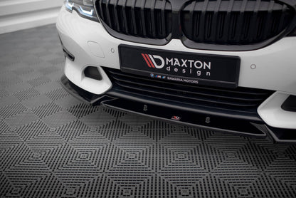 Frontlippe V.1 passend für BMW 3er Sport Line G20 / G21 schwarz Hochglanz