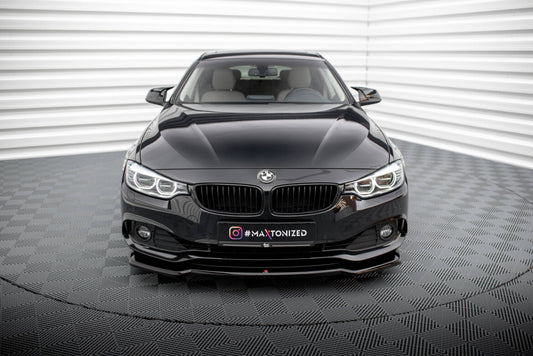 Frontlippe V.1 passend für BMW 4er Coupe / Gran Coupe / Cabrio F32 / F36 / F33 schwarz Hochglanz