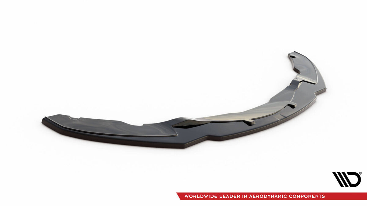 Frontlippe V.1 passend für BMW 4er Coupe / Gran Coupe / Cabrio M-Paket F32 / F36 / F33 schwarz Hochglanz