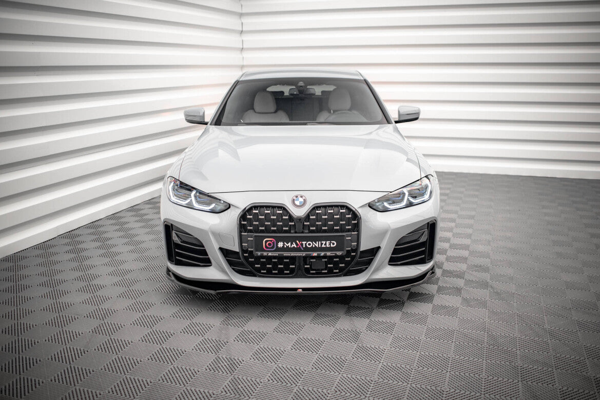 Frontlippe V.1 passend für BMW 4er / i4 Gran Coupe M-Paket / M440i G26 schwarz Hochglanz