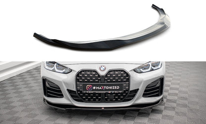 Frontlippe V.1 passend für BMW 4er / i4 Gran Coupe M-Paket / M440i G26 schwarz Hochglanz