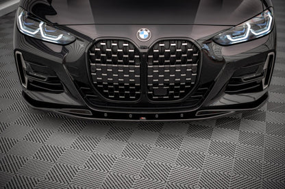 Frontlippe V.1 passend für BMW 4er M-Paket / M440i G22 / G23 / G22 FL / G23 FL schwarz Hochglanz