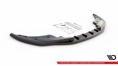 Frontlippe V.1 passend für BMW 4er M-Paket / M440i G22 / G23 / G22 FL / G23 FL schwarz Hochglanz