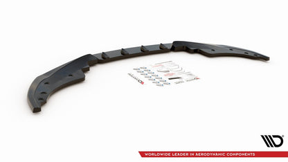 Frontlippe V.1 passend für BMW 4er M-Paket / M440i G22 / G23 / G22 FL / G23 FL schwarz Hochglanz