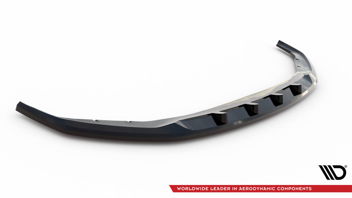 Frontlippe V.1 passend für BMW 5er G30 / G31 FL schwarz Hochglanz