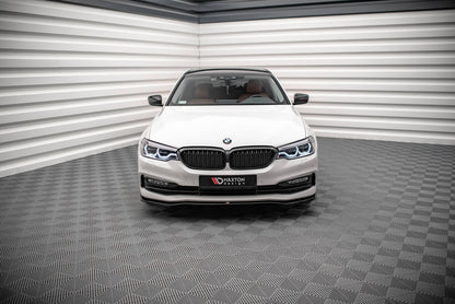Frontlippe V.1 passend für BMW 5er G30 / G31 schwarz Hochglanz