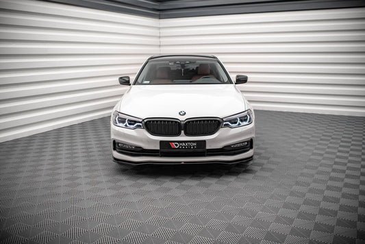 Frontlippe V.1 passend für BMW 5er G30 / G31 schwarz Hochglanz