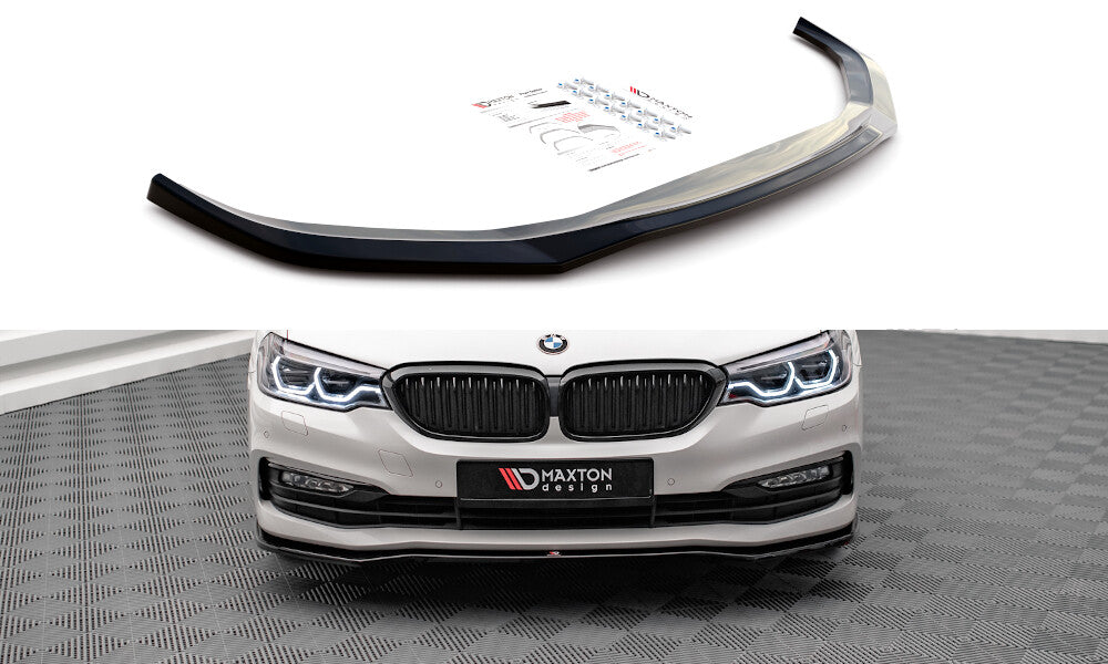 Frontlippe V.1 passend für BMW 5er G30 / G31 schwarz Hochglanz