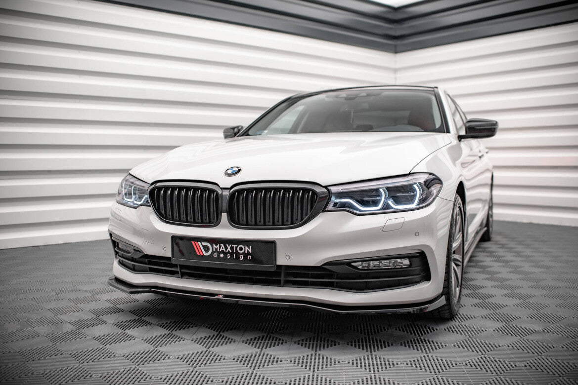 Frontlippe V.1 passend für BMW 5er G30 / G31 schwarz Hochglanz