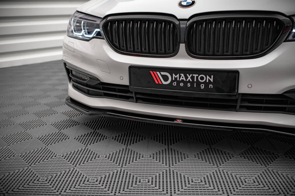 Frontlippe V.1 passend für BMW 5er G30 / G31 schwarz Hochglanz